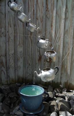 Teapot fountain