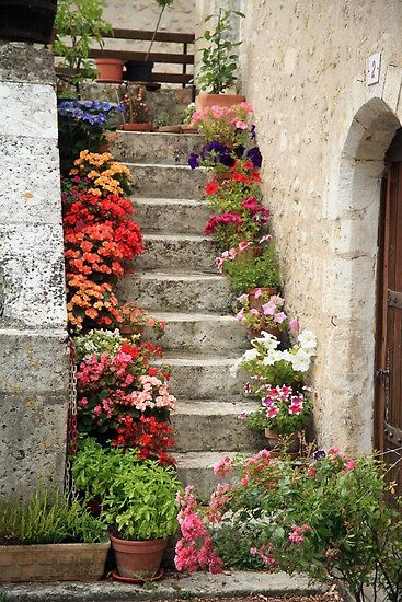 Garden stairway