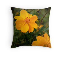 Yellow flower pillow