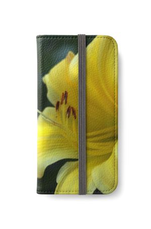 Yellow daylily wallet