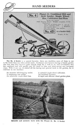 Historical Garden Books: Planet Jr. farm and garden tools by S.L. Allen & Co (1922) - 25 in a Series