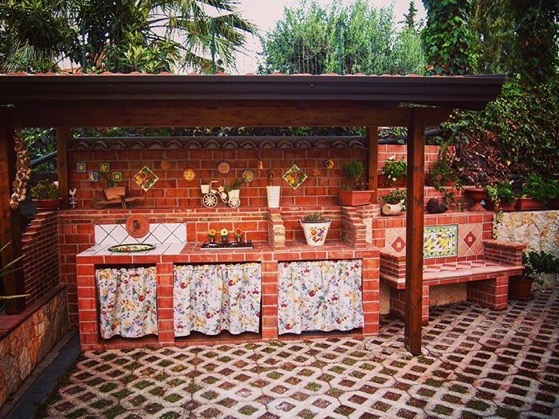 Garden Decor: Outdoor Kitchen (Cucina Fuori) In Our Sicilian Family's Garden