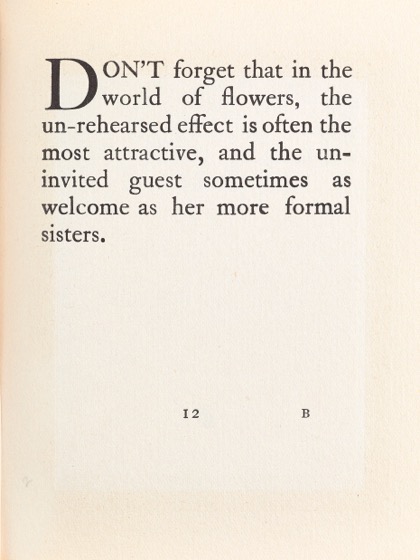 From Gardening Don'ts (1913) by M.C. 05