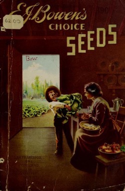 Historical Seed Catalogs: Illustrated and descriptive seed catalogue and price list by E.J. Bowen (1901) - 51 in a series