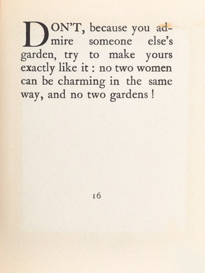 From Gardening Don'ts (1913) by M.C. 09