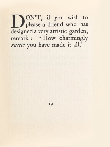 From Gardening Don'ts (1913) by M.C. 11