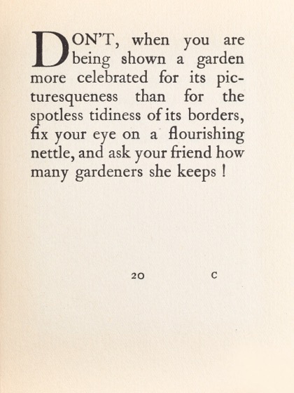 From Gardening Don'ts (1913) by M.C. 12