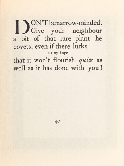 From Gardening Don'ts (1913) by M.C. 31
