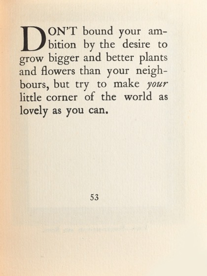 From Gardening Don'ts (1913) by M.C. 41