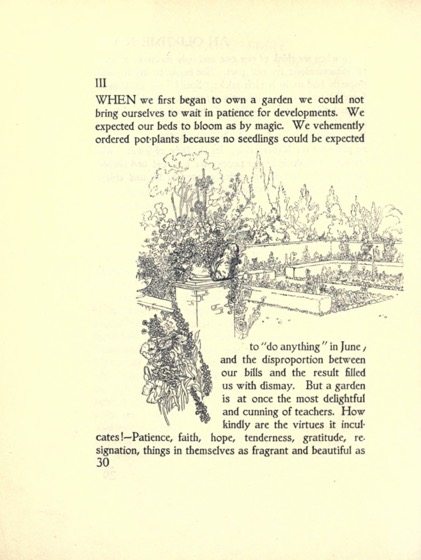 Artwork from Our Sentimental Garden (1914) - 13 n a series