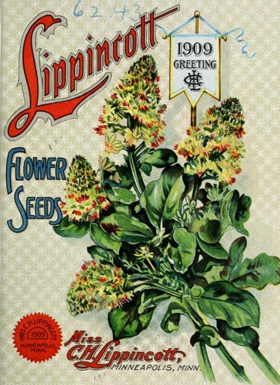 Historical Seed Catalogs - 115 in a series - Lippincott Flower Seeds: 1909 Greeting