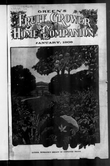 Historical Garden Books - 140 in a series - texts American Fruit Grower  1906-01: Vol 26 Issue 1 (Series)