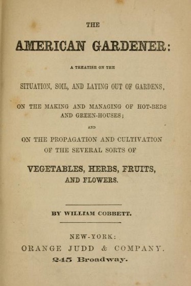 Historical Garden Books - 147 in a series - American Gardener (1819)