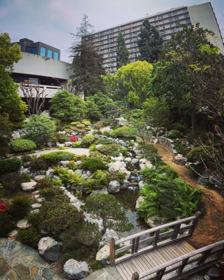 James Irvine Japanese Garden at JACCC, Little Tokyo, Los Angeles 01 via Instagram [Phoitography]