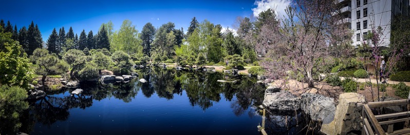 Japanese Garden Panorama, Denver Botanic Garden, Denver, Colorado