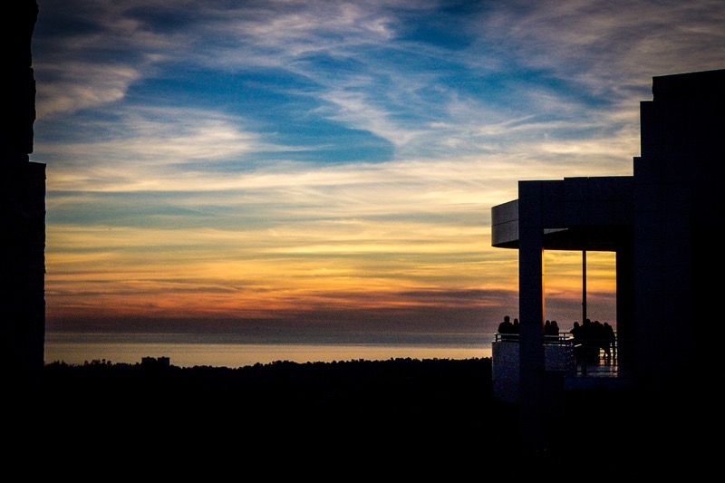 Getty Center Sunset 2005, Los Angeles, California  [Photography] 