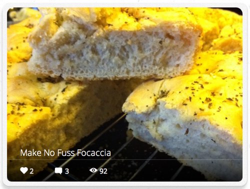 My Word…on Food! – Making No-Fuss Focaccia – A Snapguide