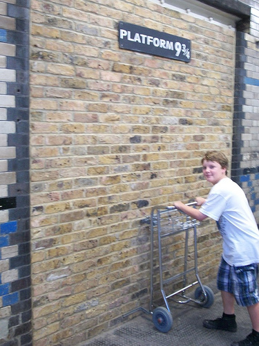 Photo: Joe is off to Hogwarts!