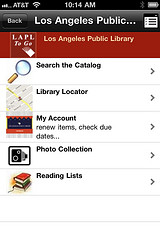 LA Public Library now has mobile app for search and circulation