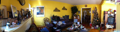 Photo: Christmas morning at our house