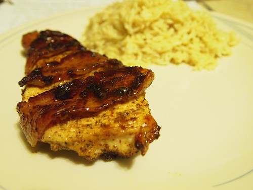 New Food: Sweet and Spicy Bacon Chicken