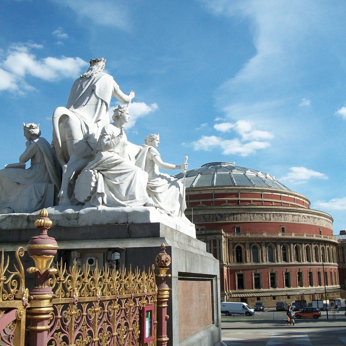 Royal Albert Hall seen from the Albert Memorial
