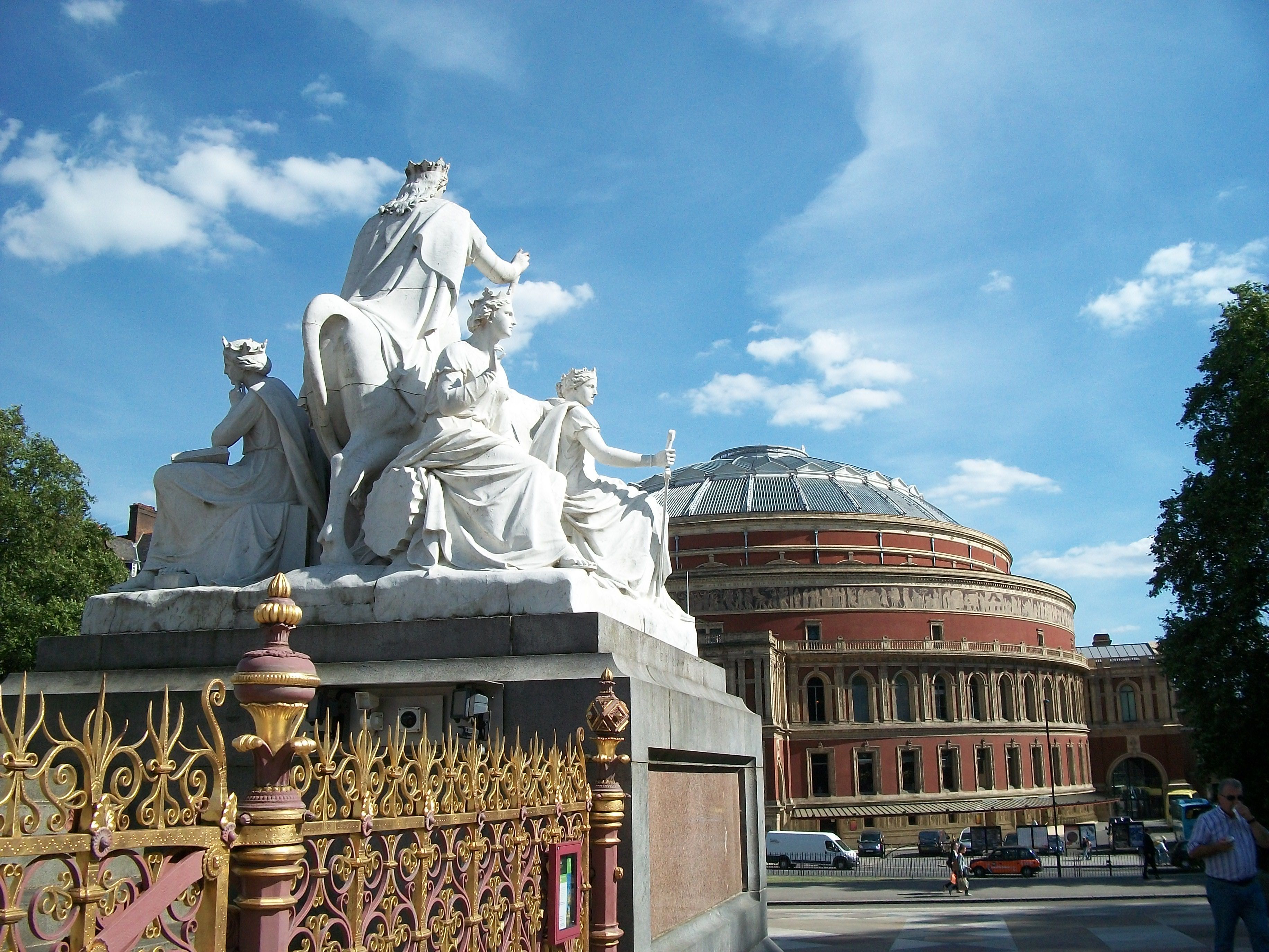 Royal Albert Hall seen from the Albert Memorial