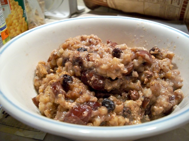 Food: Christmas Oatmeal Recipe and Video