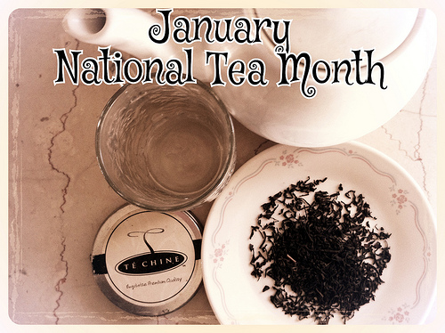 January is National Hot Tea Month #kitchenparty