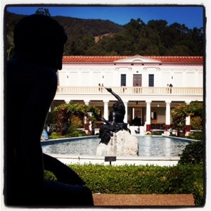 Photo: The Getty Villa fountain and gardens