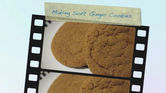 Making ginger cookies thumb