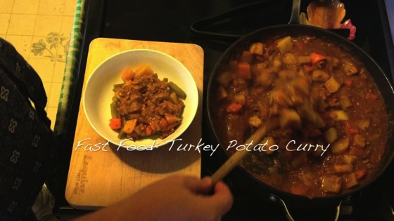 Video Fast Food: Turkey, potato and sweet potato curry from My Word on Food