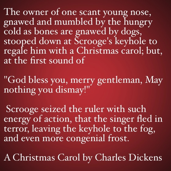 My Favorite Quotes from A Christmas Carol #8 - …even more congenial frost.