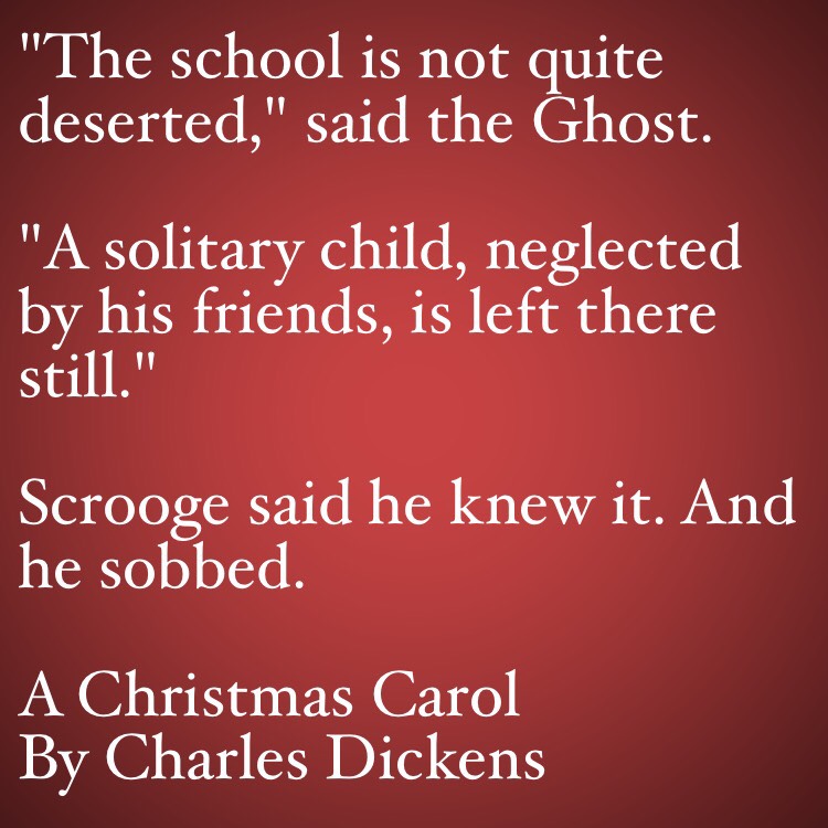 My Favorite Quotes from A Christmas Carol #21 - The school is not quite deserted... - My Word ...