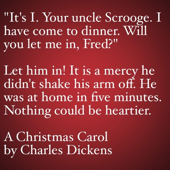 My Favorite Quotes from A Christmas Carol #44 - It's I. Your Uncle Scrooge. - My Word with ...