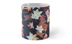 Autumn leaves mug