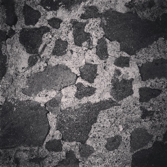 Lava stone wall via Instagram [Photo]
