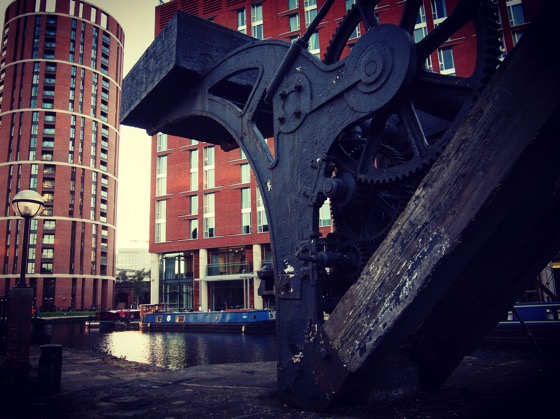 Canal Crane, Liverpool and Leeds Canal, Leeds, UK via Instagram [Photo]