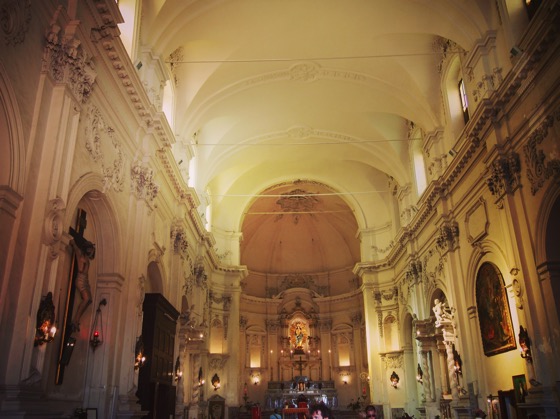Noto Cathedral Interior via Instagram [Photo]