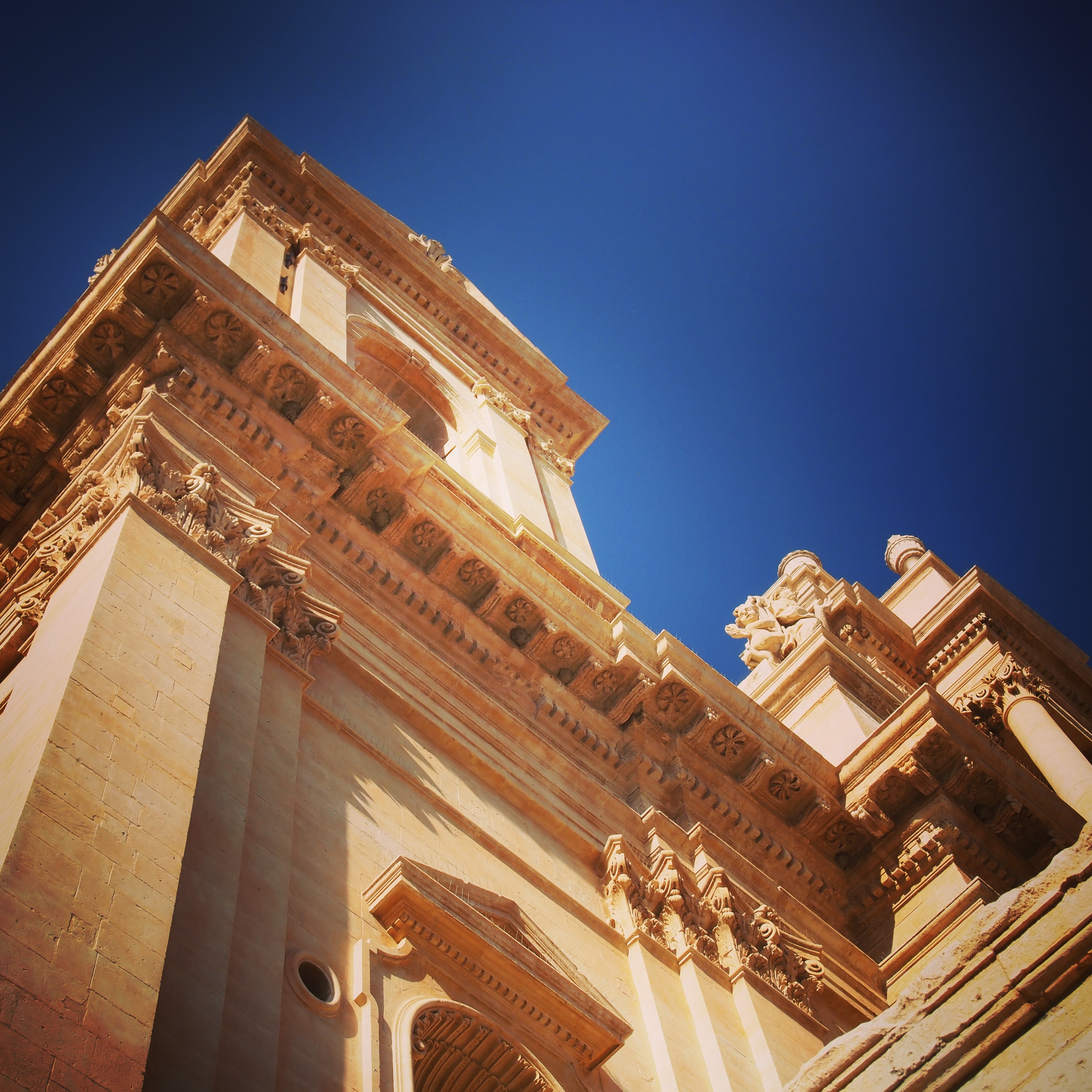 A Tower in Noto, Sicily, Italy via Instagram [Photo]