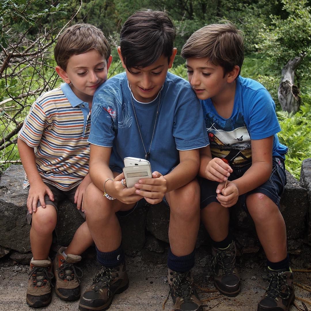The boys on Mount Etna via Instagram [Photo]