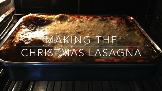 Christmas lasagna 2016