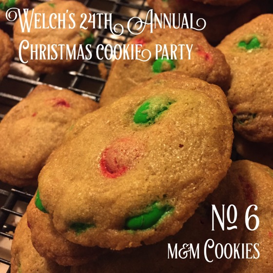 No. 6 M&M Cookies | Welch’s 24th Annual Christmas Cookie Party