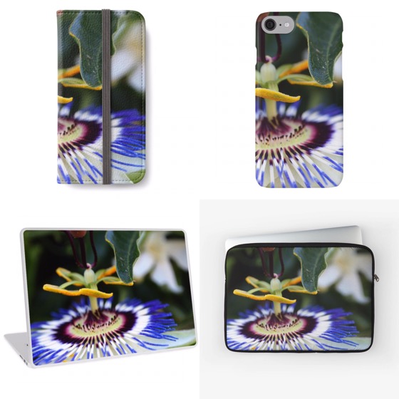Passionflower iPhone Cases, Laptop Skins/Sleeves and Much More!