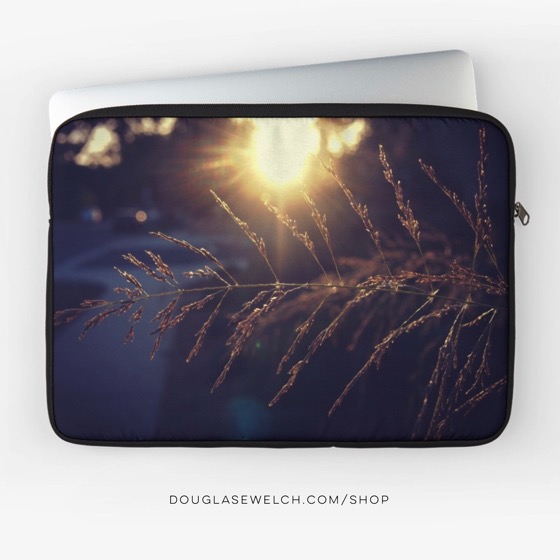 Shop for this “Sunset Lights The Grass” Laptop Sleeve and Much More!