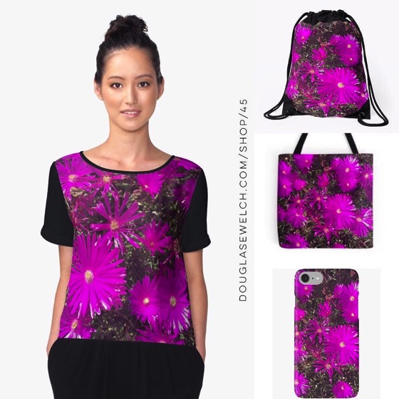 A Purple Explosion on Tops, Totes, Smartphone Cases and Much More!