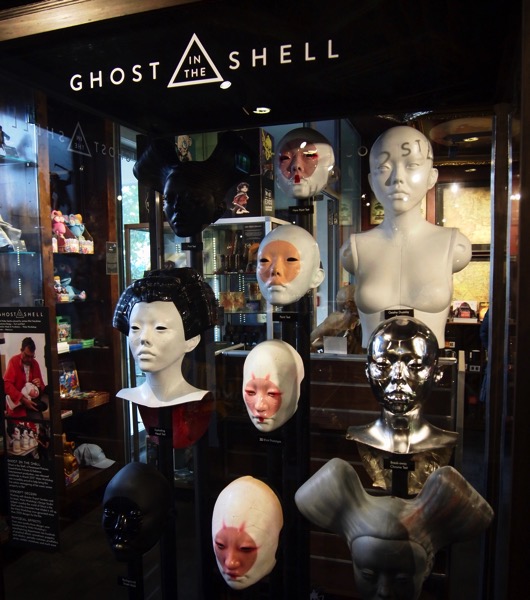 Ghost in the Shell Display at Weta Cave via Instagram