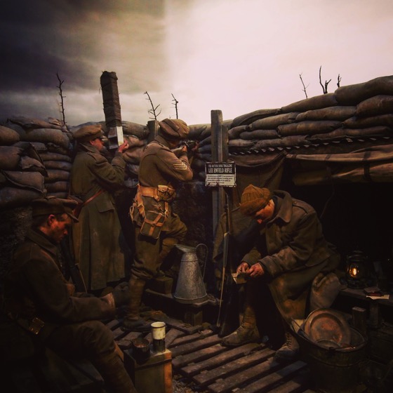 Life in the trenches, Life-size Diorama, The Great War Exhibition, Wellington, New Zealand via Instagram