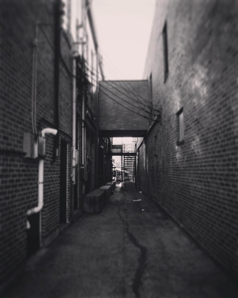 Down the alley