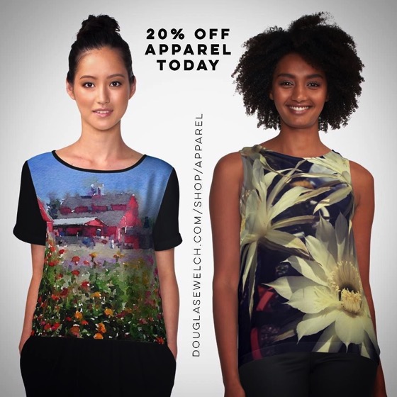 20% Off All Apparel Today! 